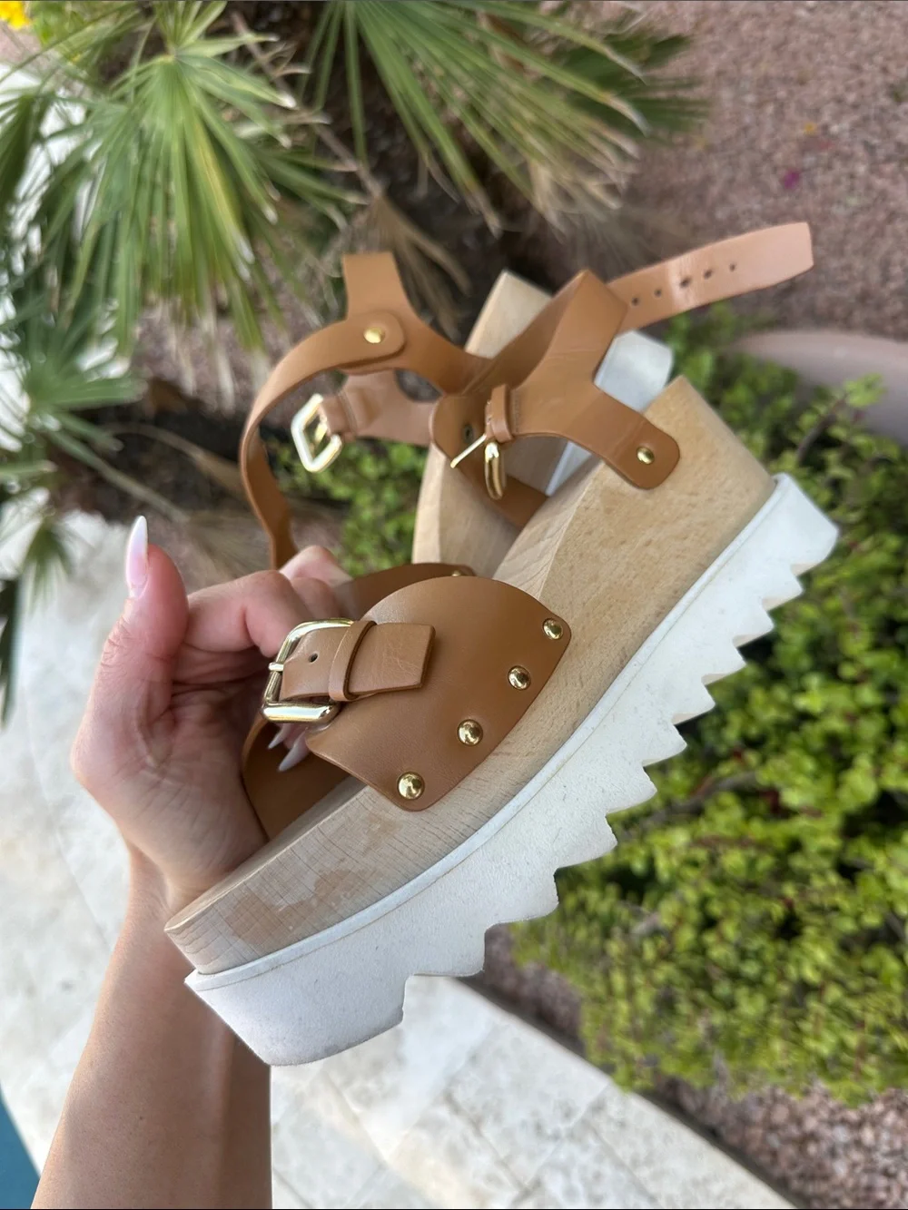 100% authentic Stella McCartney Elyse platform sandals